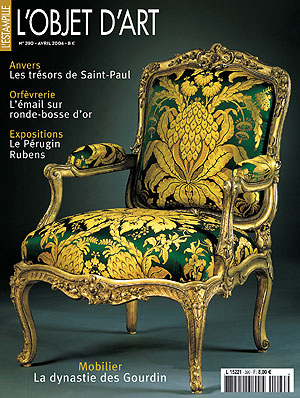 Jean-Baptiste Gourdin - A set of four Louis XV armchairs