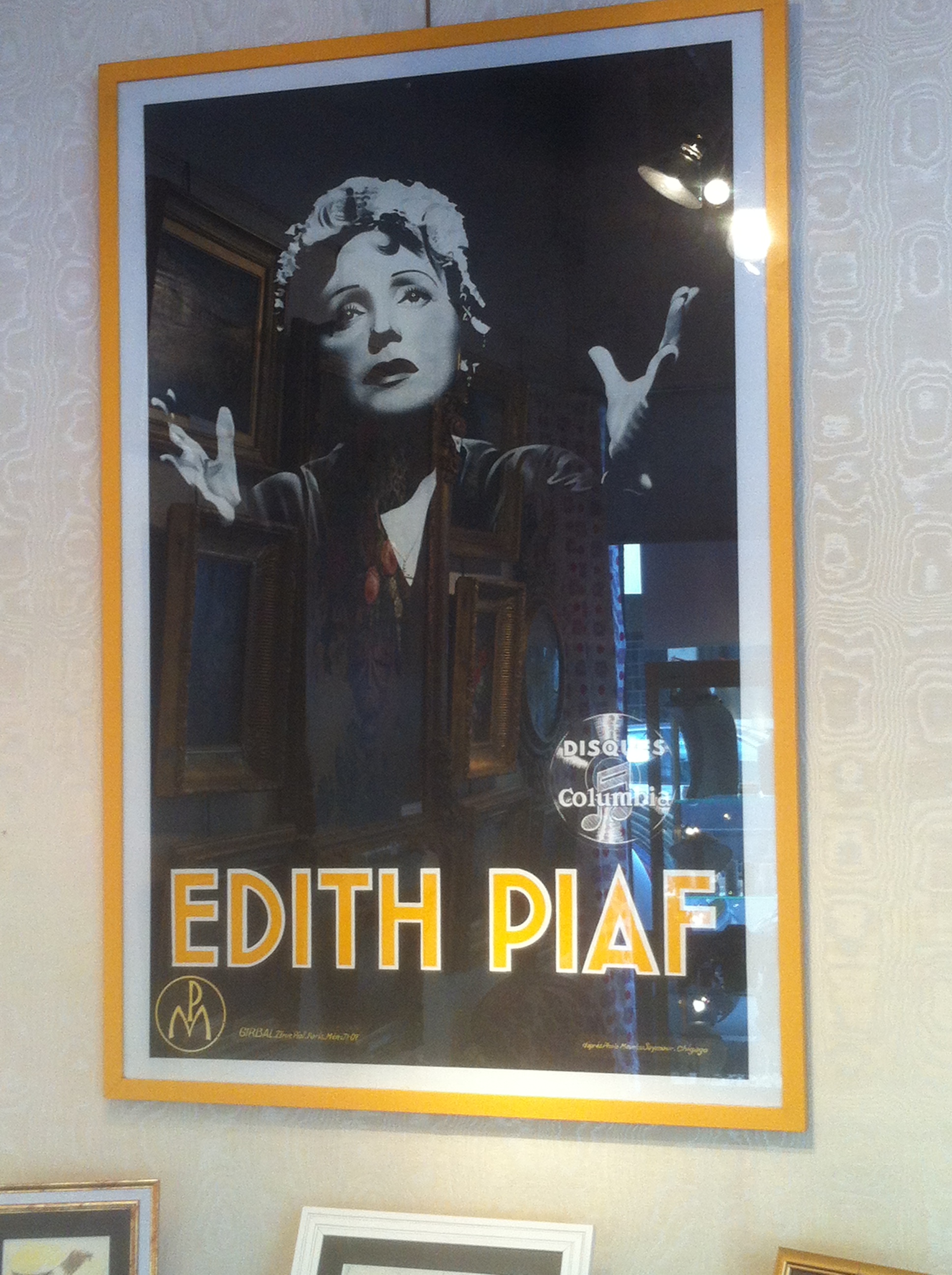 Girbal poster - Edith Piaf piaf affiche girbal