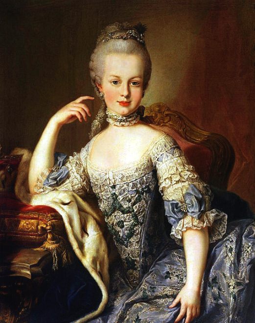 Portrait de Marie-Antoinette d'Autriche adolescente, Van der Meytens, 1767