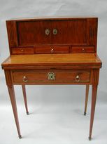 A marquetery cabinet