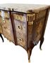 Commode Sauteuse Epoque Transition En Marqueterie