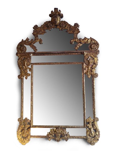 Miroir Régence XVIIIeme siècle bois doré