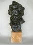 Buste de beethoven en bronze patiné, signé de Alfredo PINA