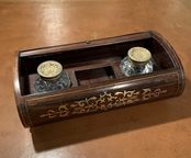 Napoleon III Marquetry Inkwell  