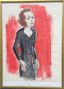 EDITH PIAF EN SCENE, Gouache et Crayon Charles Kiffer