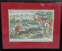 Gravure de chasse: la chasse aux viperes