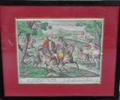 Fauteuil en gondole, en acajou, estampillé Jacob D.Rue Meslee, Epoque Empire, début du XIXème.