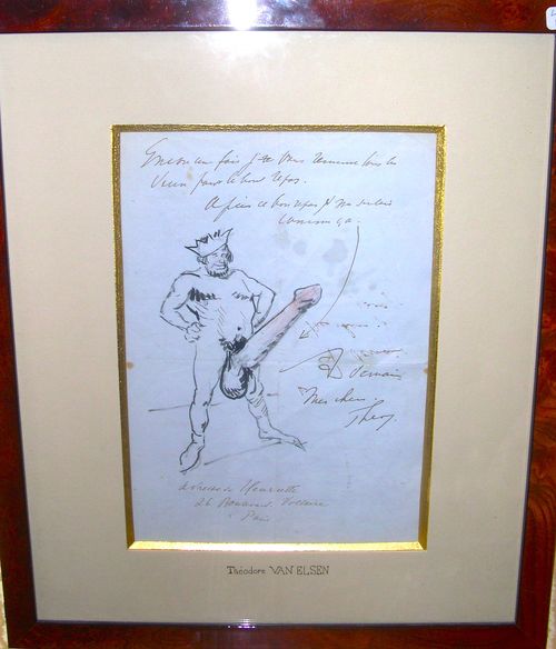 Le Roi Membré, Théodore Van Elsen, Dessin Années 30