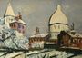 Maclet Elisée - Paysage - Sacré Coeur Paris - Maurice Utrillo
