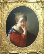 蒙莫朗西伯爵夫人Marie Adelaide Grimoard de la Roure的肖像 