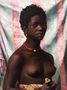 jeune sénégalaise portrait huile sur toile signé Blanquer