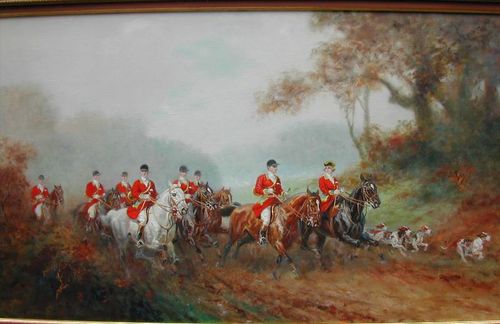 Eugène Pechaubes - Chasse a courre - Equipage de Bonnelles