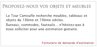 Proposez nous vos objets et meubles.