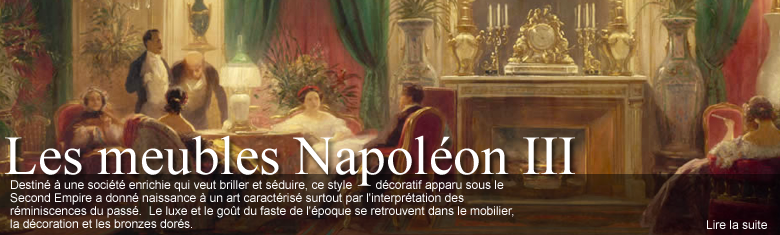 Les meubles Napoléon III